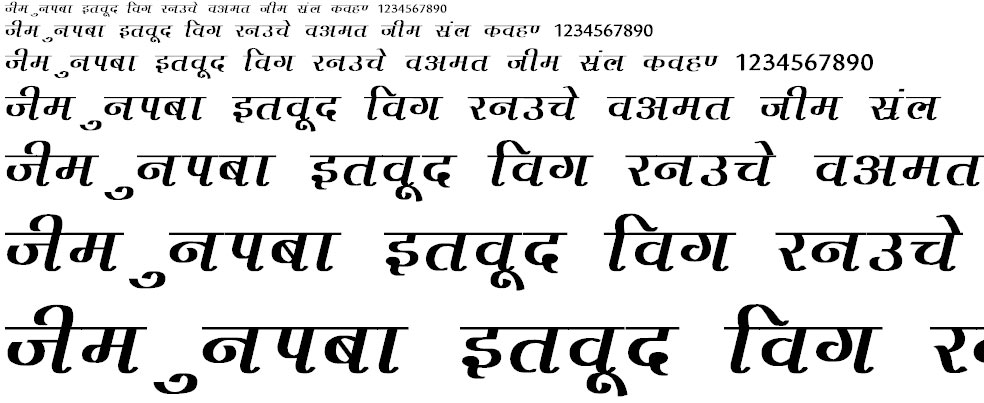 Agra Bold Hindi Font