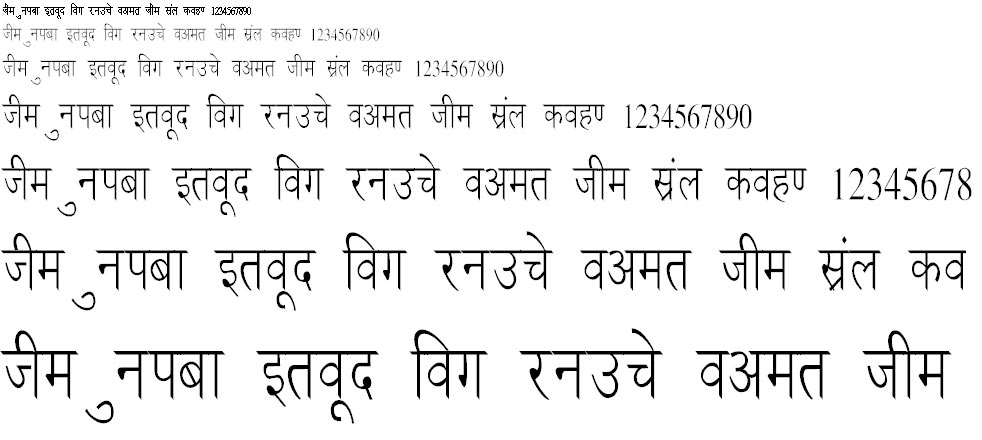 Ankit Condensed Hindi Font