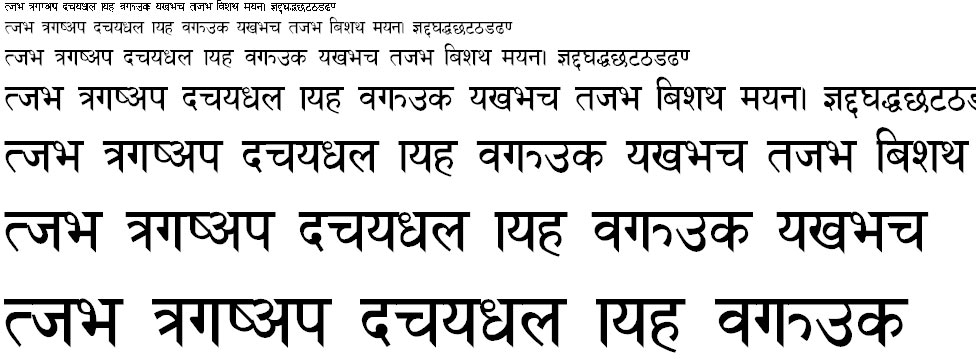 ARAP 008 Hindi Font