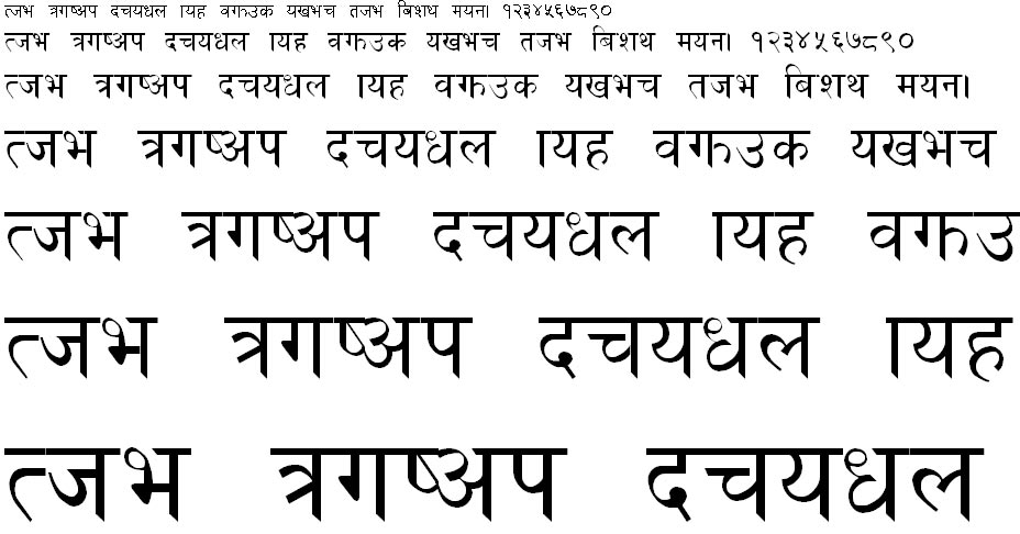 Khusbu Hindi Font