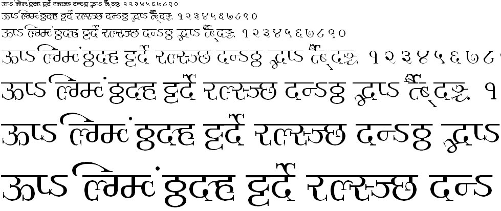 Millennium Ameya Normal Hindi Font