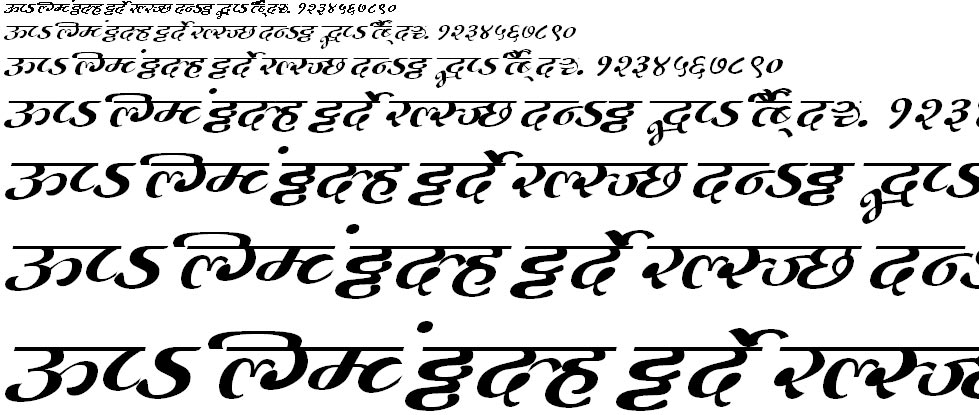 MillenniumMogara Normal Hindi Font