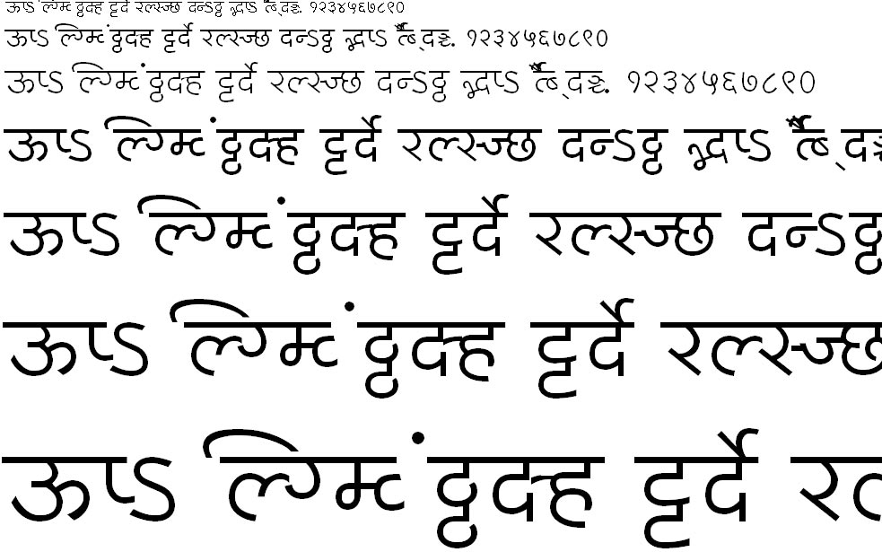 MillenniumPooja Normal Hindi Font