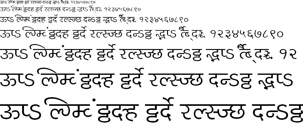 MillenniumShailesh Normal Hindi Font