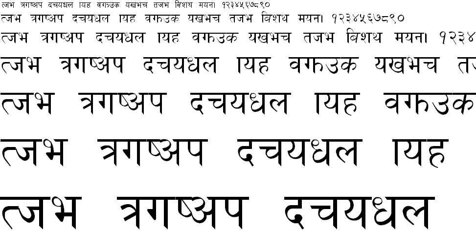 Nepali_DLS_I Italic Hindi Font