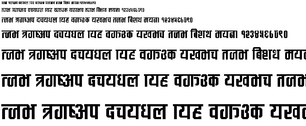 Shastra Hindi Font