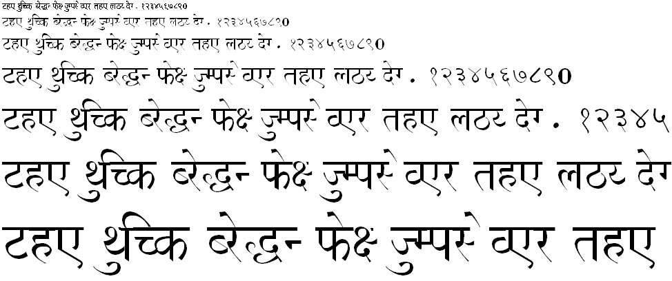 Shivaji01 Hindi Font