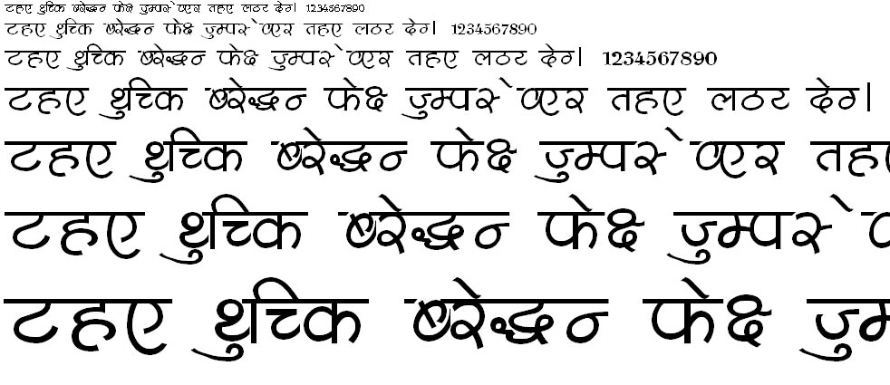 Shusha05 Hindi Font