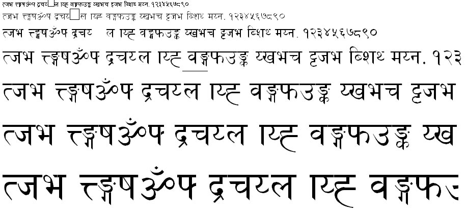 Spins ExT Hindi Font