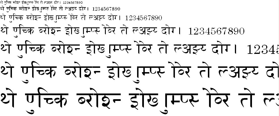 Dadar Hindi Font