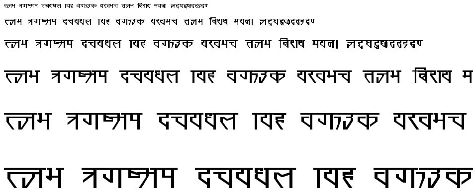 Dalal Hindi Font