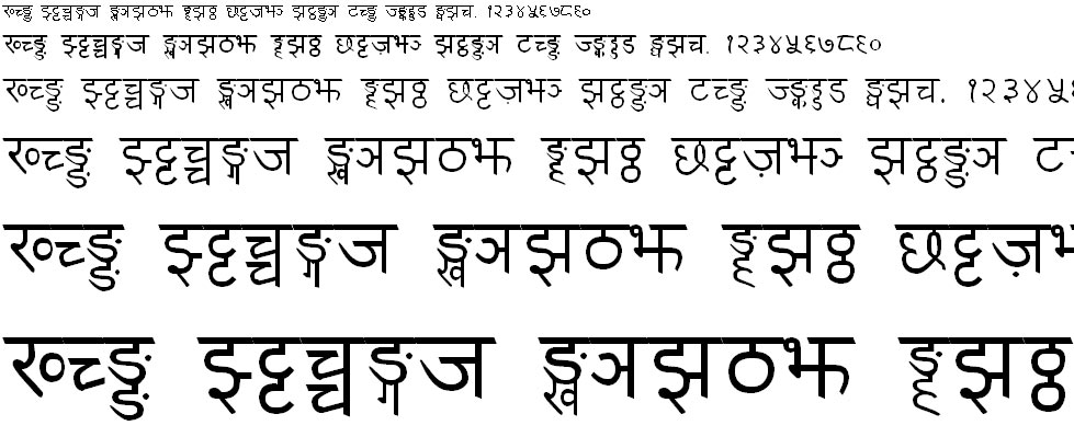 Devanagri Hindi Font