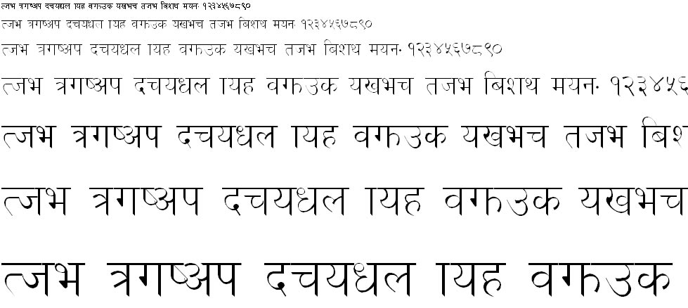 Dina1 Hindi Font