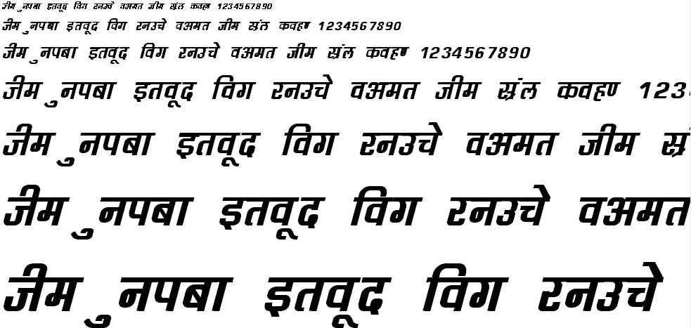 DevLys 060 Bold Italic Hindi Font