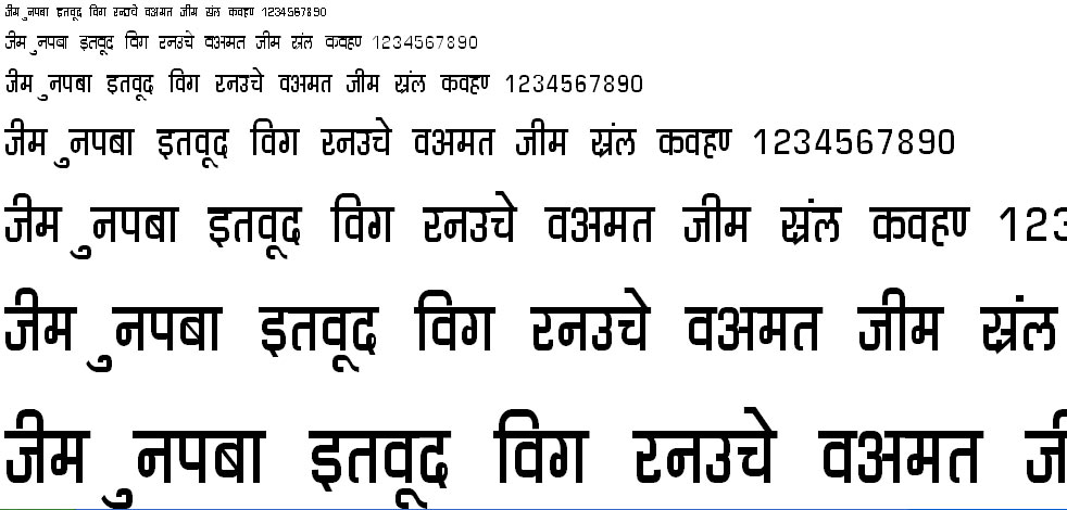 DevLys 060 Thin Hindi Font