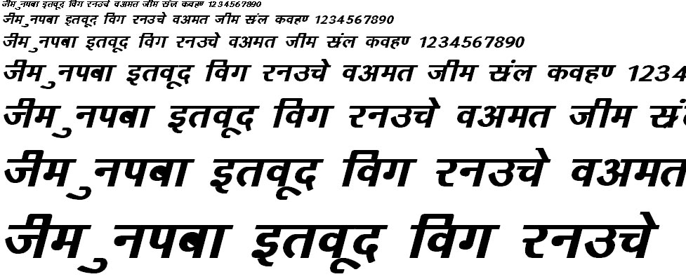 DevLys 160 Bold Italic Hindi Font