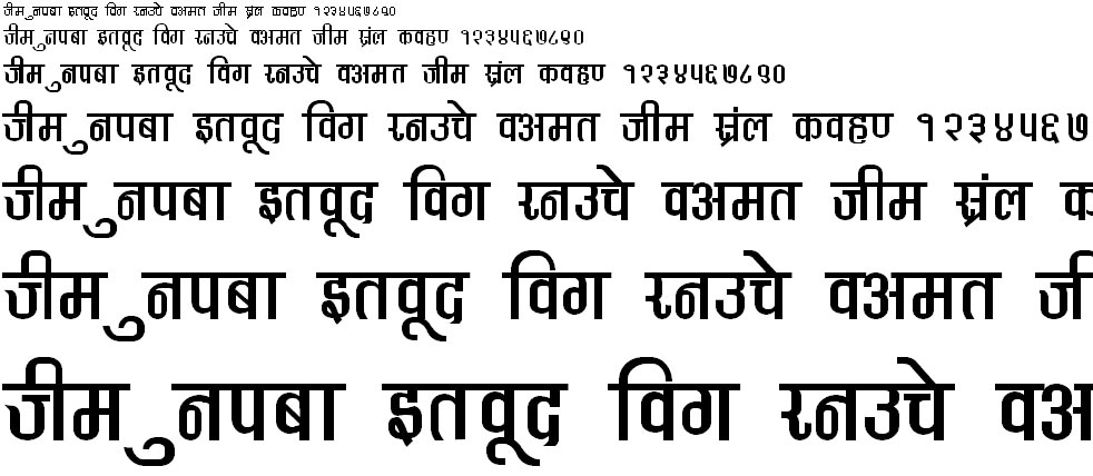 DevLys 370 Thin Hindi Font