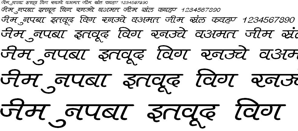 DevLys 400 Wide Hindi Font